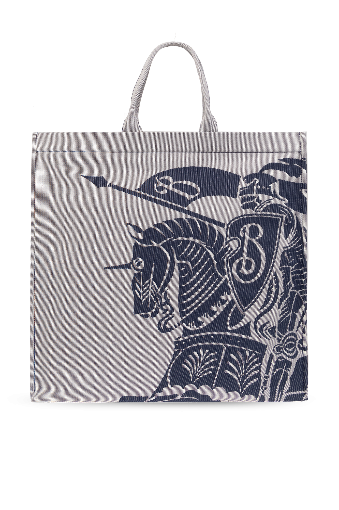 Grey Embroidered shopper bag Burberry - burberry checked